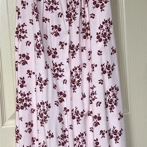 Lily Rose Pink and Burgundy Floral dress